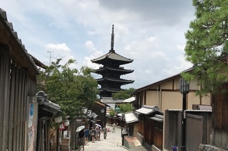 京都の無電柱化風景
